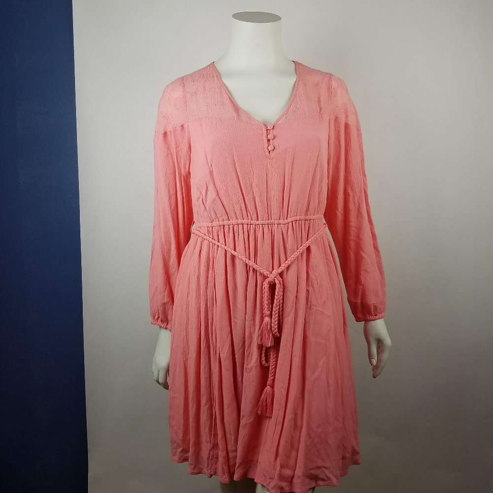 Torrid Skater Dress Embroidered Size 2X - Picture 4 of 8
